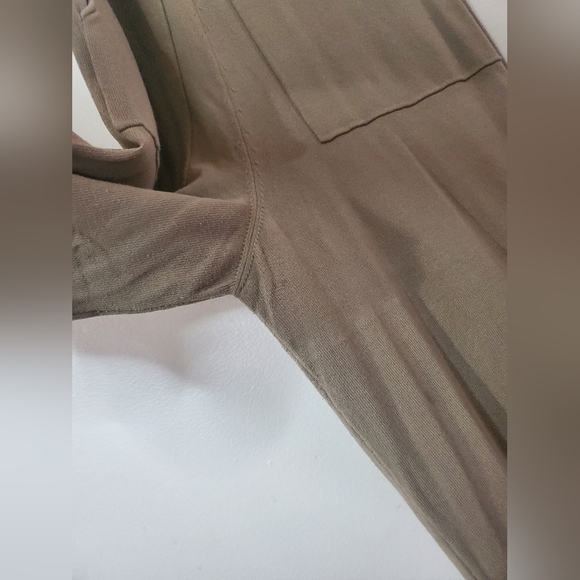 Roolee Knit Wideleg Jumpsuit Size Small Beige BoHo Nursing Friendly - Picture 6 of 10